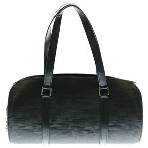 Louis Vuitton Soufflot Epi Leather Noir Black Handbag
